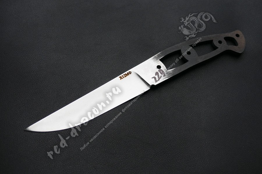 Клинок кованный для ножа Х12МФ "DAS 229"